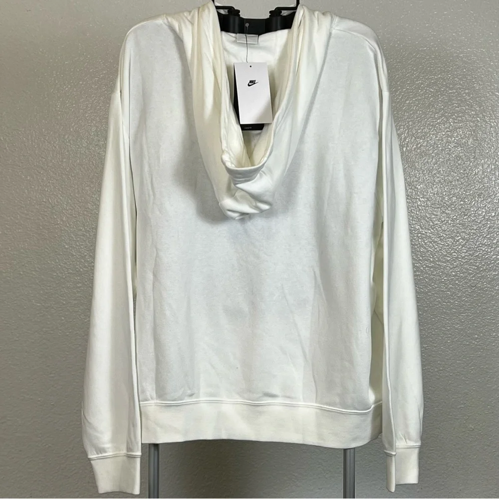 Nike Women’s White Sweater Pullovere Hoodie Size XL